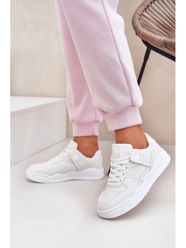 Women's Sports Sneakers Made Of Eco Leather White Telisiria