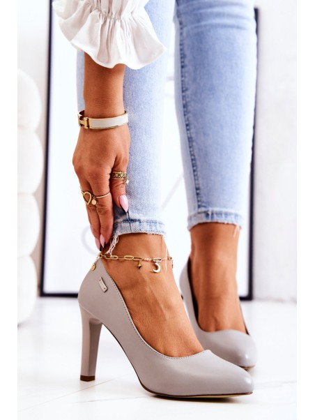 Sergio Leone Grey Campbell Women's Stiletto Stiletto pumps
