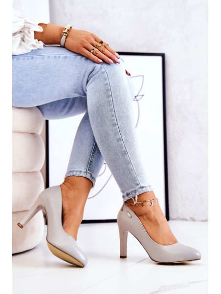 Sergio Leone Grey Campbell Women's Stiletto Stiletto pumps