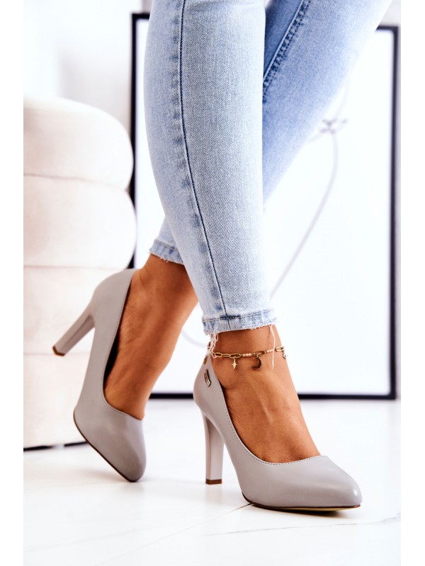 Sergio Leone Grey Campbell moteriškos „Stiletto“ „Stiletto“ pompos