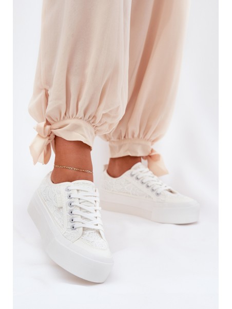 Lace Women's Sneakers Big Star RR274747 White