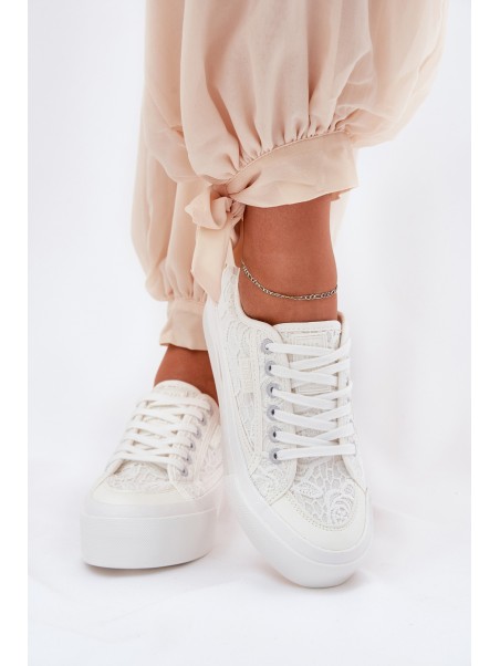 Lace Women's Sneakers Big Star RR274747 White