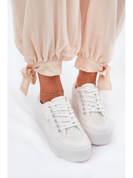 Lace Women's Sneakers Big Star RR274747 White