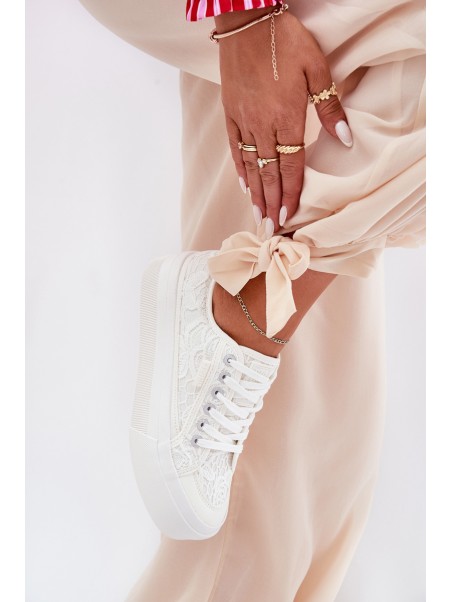 Lace Women's Sneakers Big Star RR274747 White