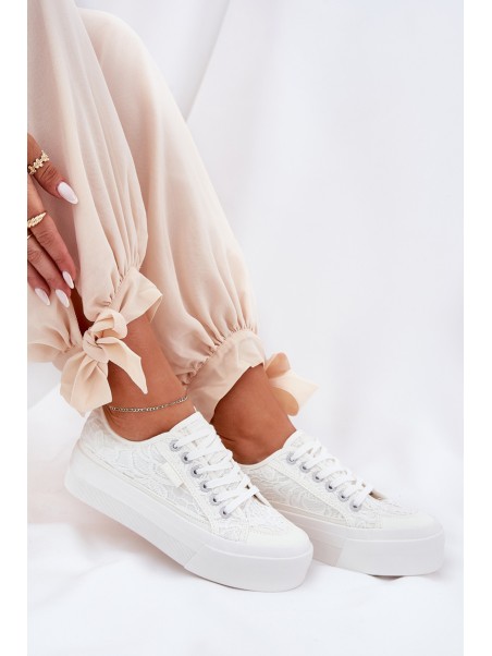 Lace Women's Sneakers Big Star RR274747 White