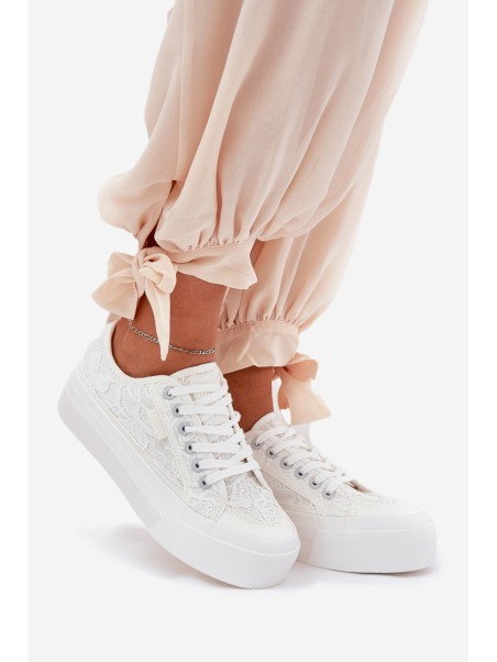 Lace Women's Sneakers Big Star RR274747 White