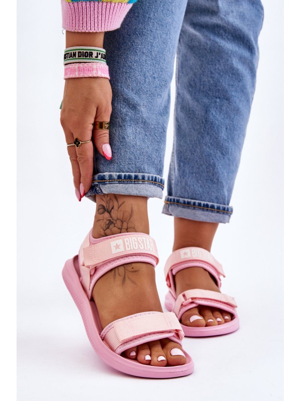 Women's Sport Sandals Big Star LL274729 Pink 2