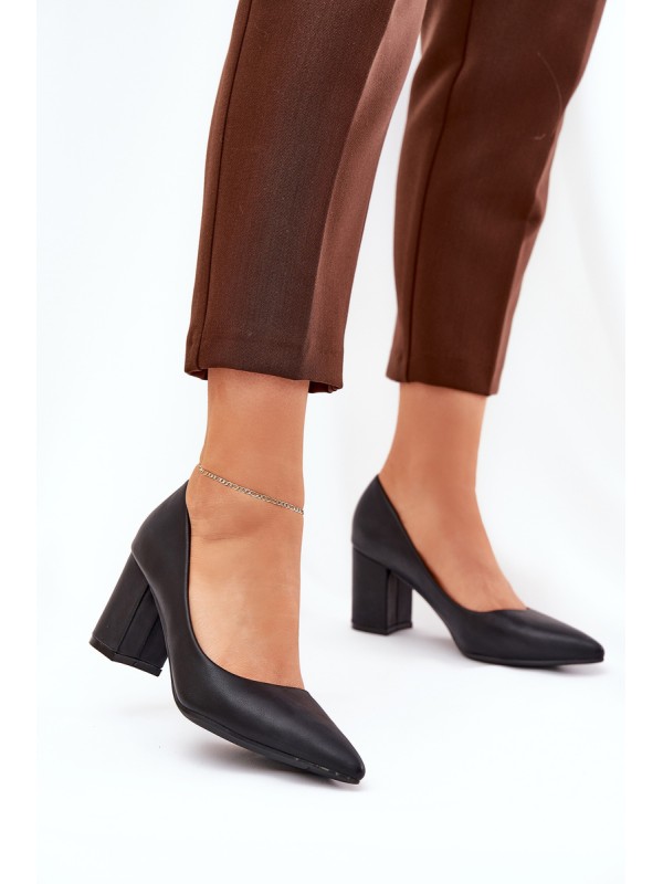Women's Heels With A Stiletto And Pointed Toe Black Deonira 2