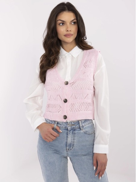 Sweter-D93076J90849A-jasny różowy
