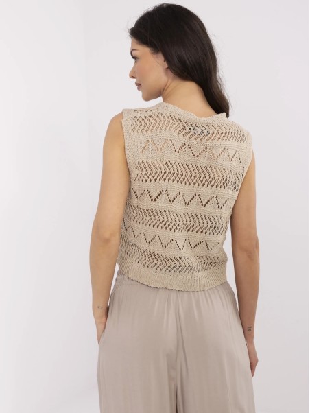 Sweter-D93076J90849A-beżowy