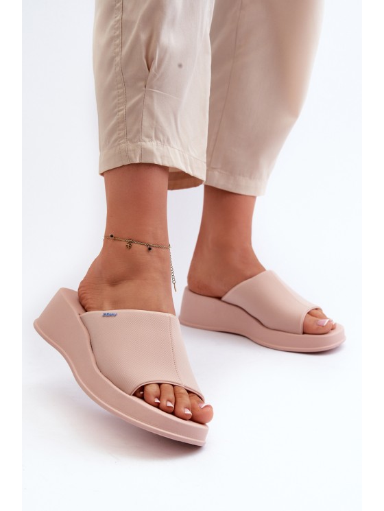 Scented Women's Wedge Sandals ZAXY LL285083 Light Pink