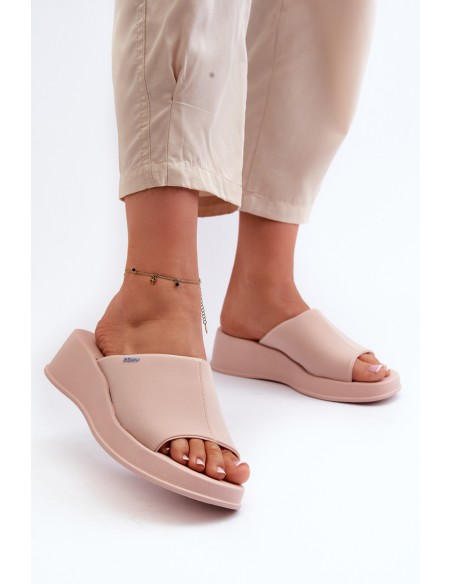 Scented Women's Wedge Sandals ZAXY LL285083 Light Pink