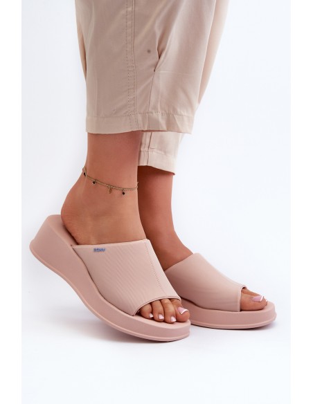 Scented Women's Wedge Sandals ZAXY LL285083 Light Pink