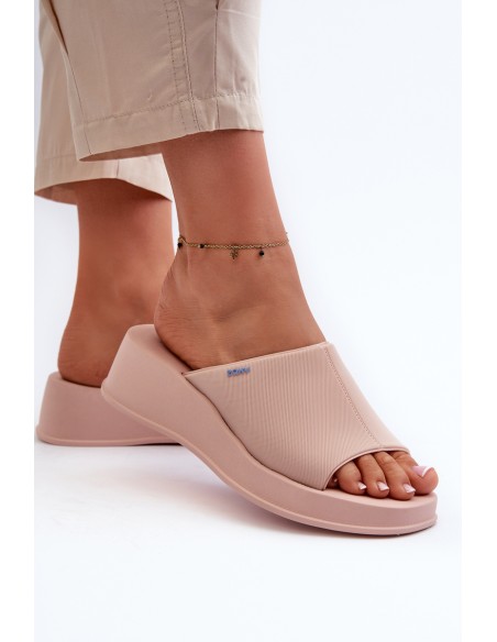 Scented Women's Wedge Sandals ZAXY LL285083 Light Pink