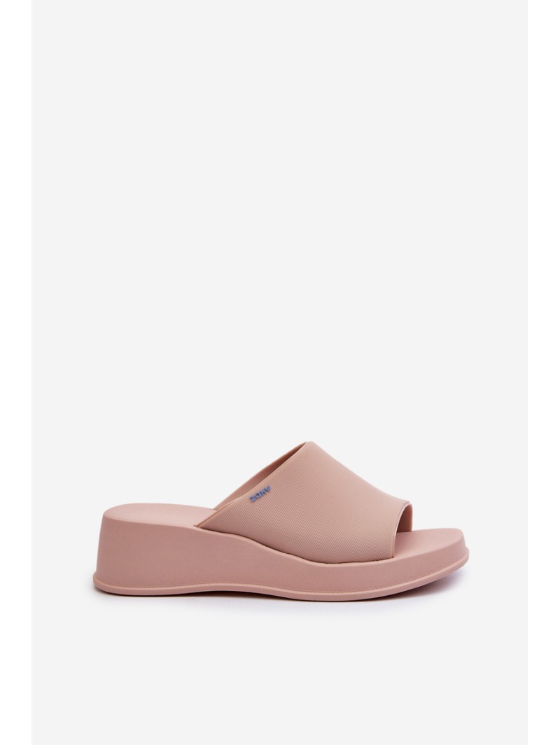 Scented Women's Wedge Sandals ZAXY LL285083 Light Pink