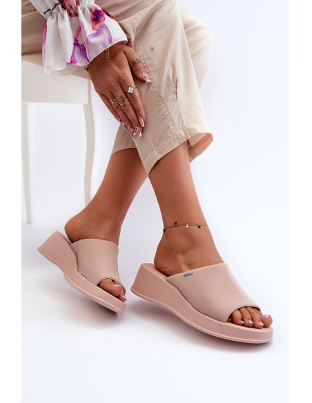 Scented Women's Wedge Sandals ZAXY LL285083 Light Pink