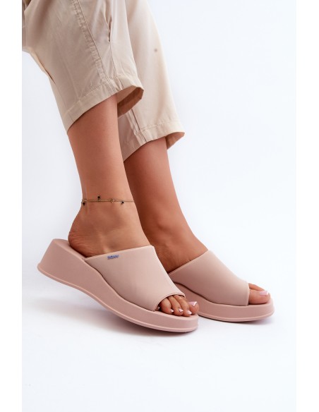 Scented Women's Wedge Sandals ZAXY LL285083 Light Pink