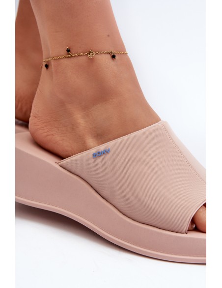 Scented Women's Wedge Sandals ZAXY LL285083 Light Pink
