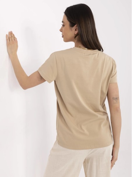 T-shirt-CLM-TS-1640.87-beżowy