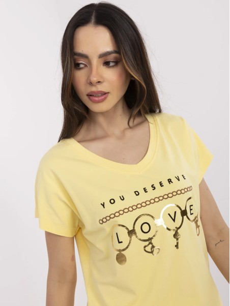 T-shirt-CLM-TS-1729.86-żółty