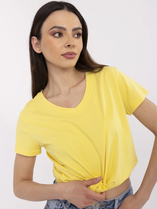T-shirt-CLM-TS-1639.12-żółty 2