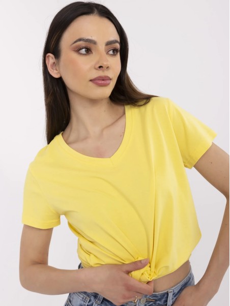 T-shirt-CLM-TS-1639.12-żółty