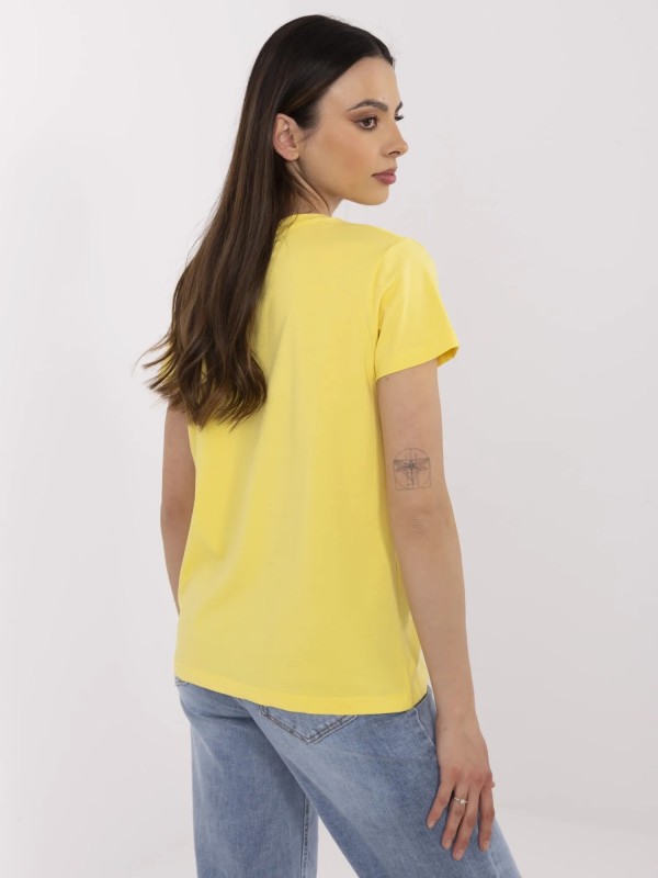 T-shirt-CLM-TS-1639.12-żółty