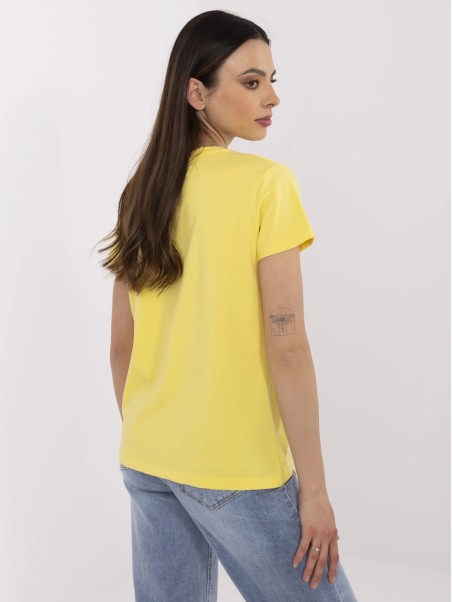 T-shirt-CLM-TS-1639.12-żółty