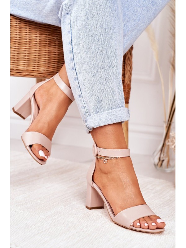 Women's Stiletto Sandals Powder Pink Lexi