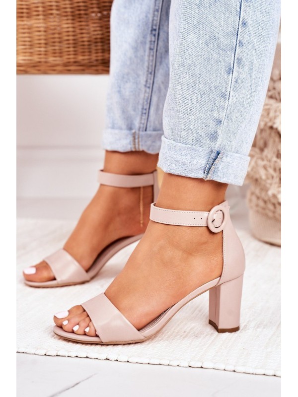 Women's Stiletto Sandals Powder Pink Lexi 2
