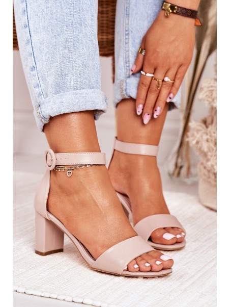 Women's Stiletto Sandals Powder Pink Lexi