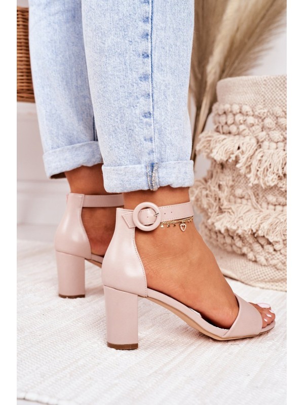 Women's Stiletto Sandals Powder Pink Lexi