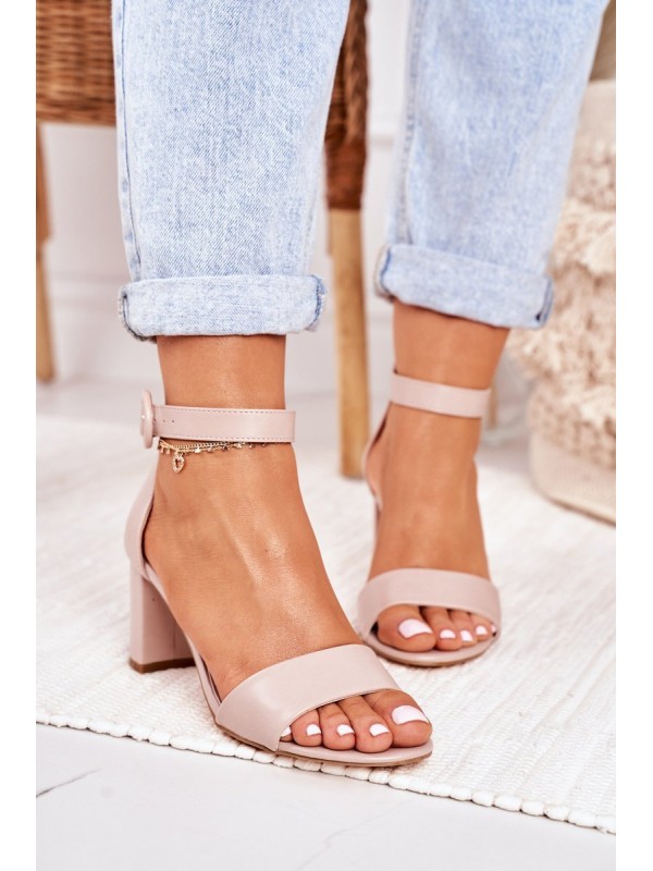 Women's Stiletto Sandals Powder Pink Lexi