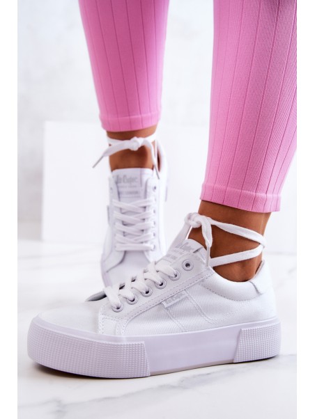Sneakers On A Platform Lee Cooper LCW-22-31-0884L White