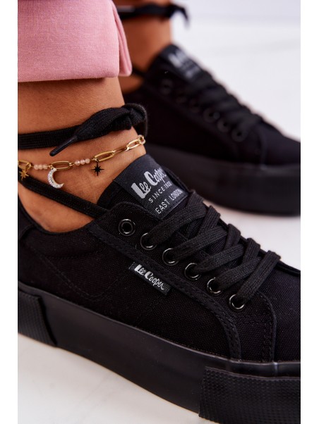Sneakers On A Platform Lee Cooper LCW-22-31-0885L Black