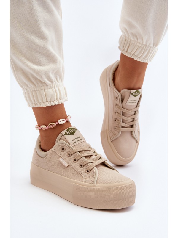 Moteriški platforminiai sportbačiai Lee Cooper LCW-24-31-2181 Beige