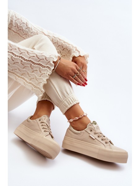 Moteriški platforminiai sportbačiai Lee Cooper LCW-24-31-2181 Beige
