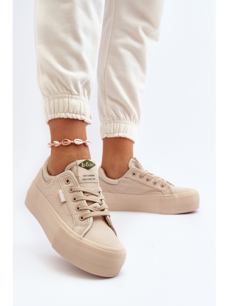 Moteriški platforminiai sportbačiai Lee Cooper LCW-24-31-2181 Beige