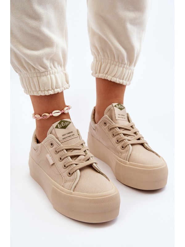 Moteriški platforminiai sportbačiai Lee Cooper LCW-24-31-2181 Beige