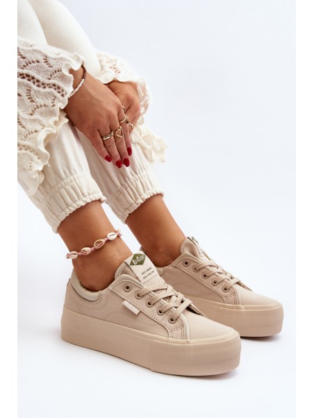 Moteriški platforminiai sportbačiai Lee Cooper LCW-24-31-2181 Beige
