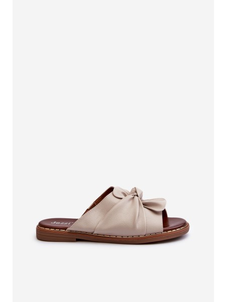 Women's Flat Sandals in Beige Nelvira