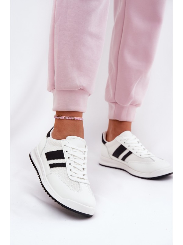 Women's Sneakers Made Of Eco Suede White Marinils