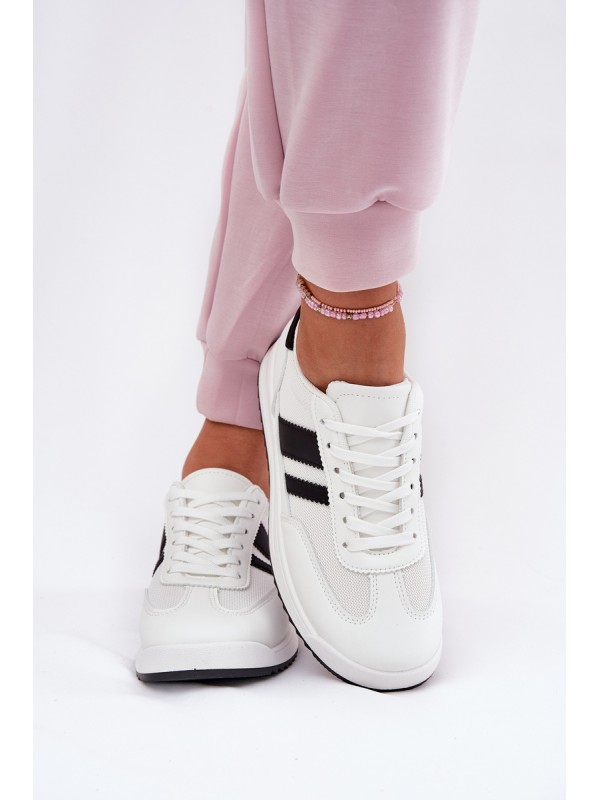 Women's Sneakers Made Of Eco Suede White Marinils 2