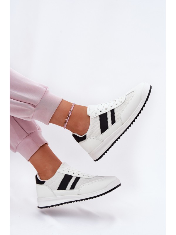 Women's Sneakers Made Of Eco Suede White Marinils
