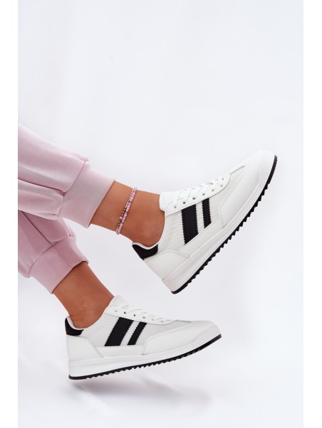 Women's Sneakers Made Of Eco Suede White Marinils