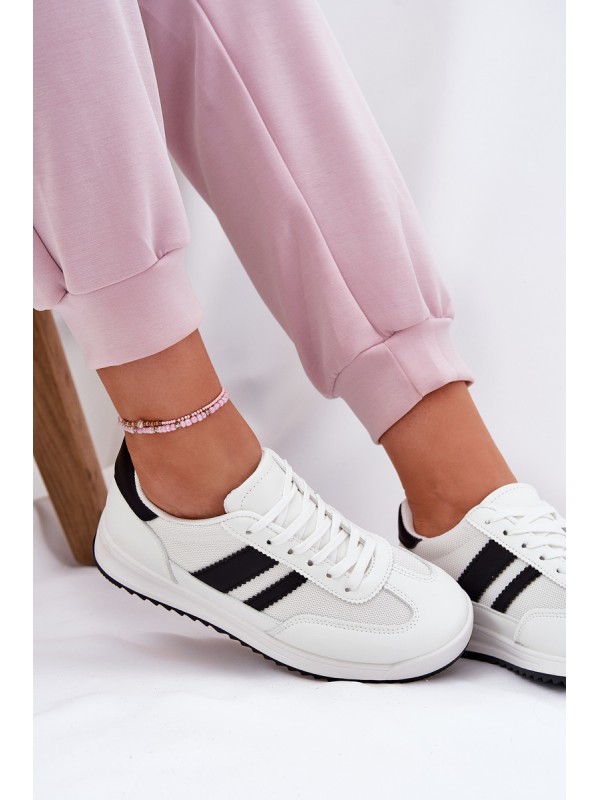 Women's Sneakers Made Of Eco Suede White Marinils
