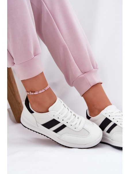 Women's Sneakers Made Of Eco Suede White Marinils