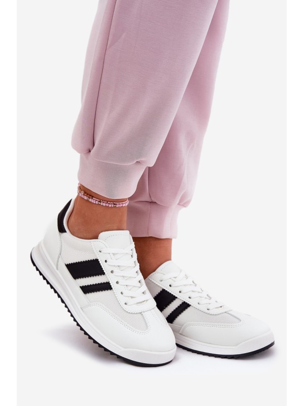 Women's Sneakers Made Of Eco Suede White Marinils
