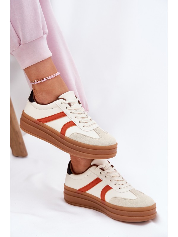 Women's Platform Sneakers Beige Tolianna
