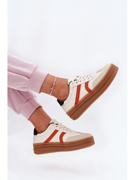 Women's Platform Sneakers Beige Tolianna
